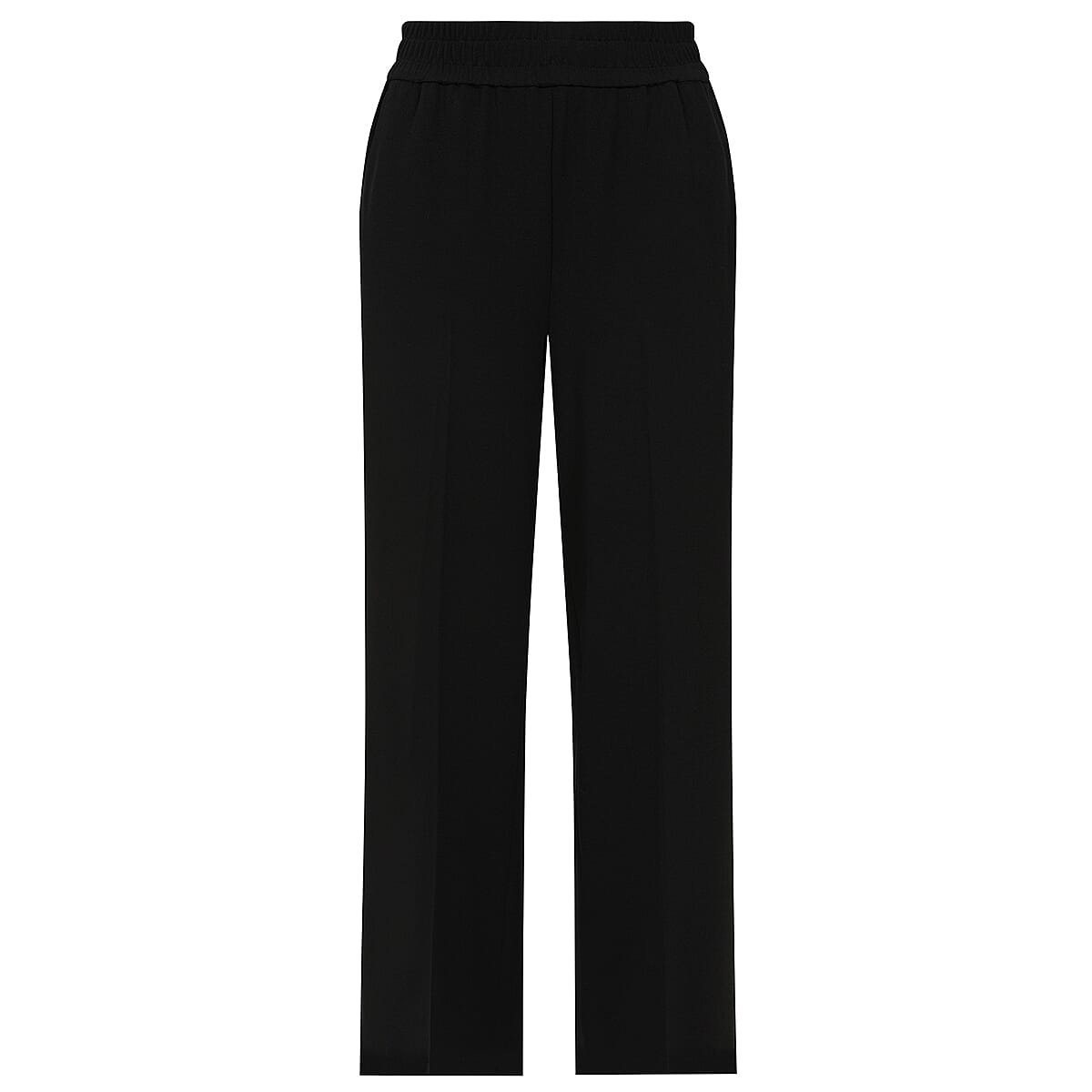 EMRECO Black Wide Leg Trousers 7997676 1