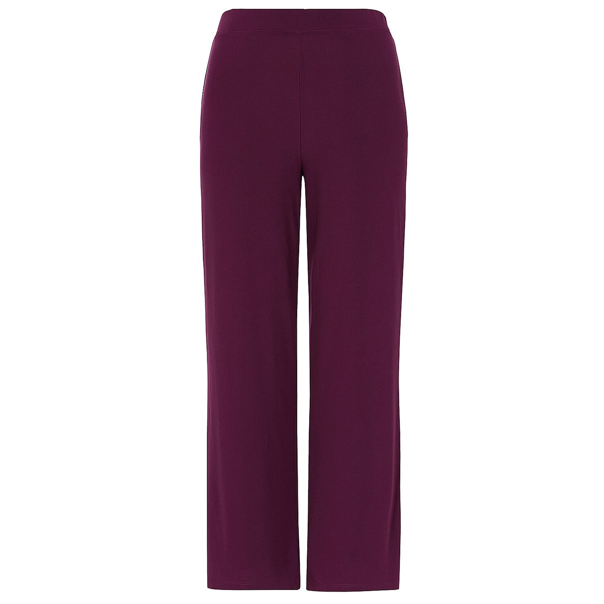 Emreco Wide Leg Ity Pant-Trouser - Berry 7967215 2