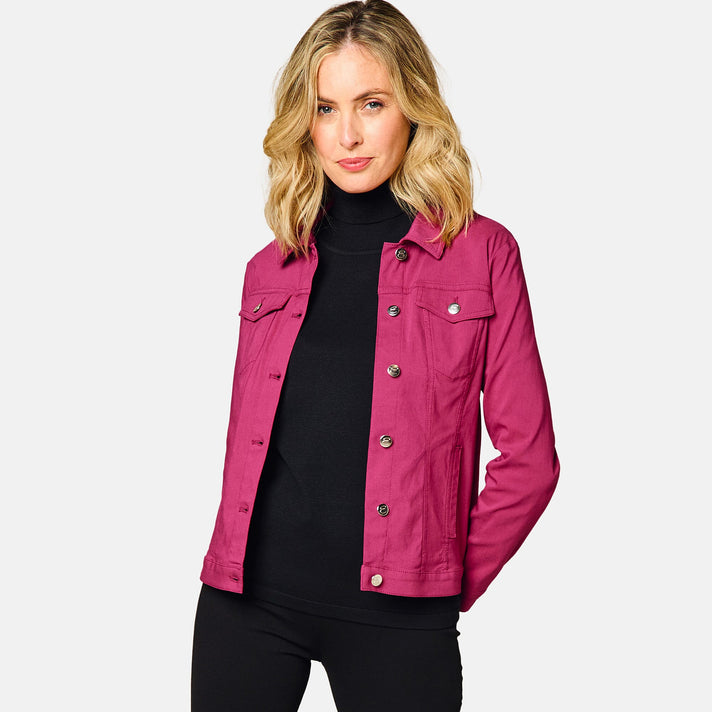 Emreco Jean Style Bengaline Jacket (Size 10) - Winter Rasberry 7930569 1