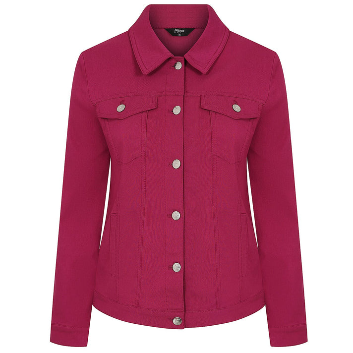 Emreco Jean Style Bengaline Jacket (Size 10) - Winter Rasberry 7930569 2