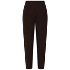 Fleece Lined Pull On Bengaline Trouser 29 (Size - 10) - Chocolate