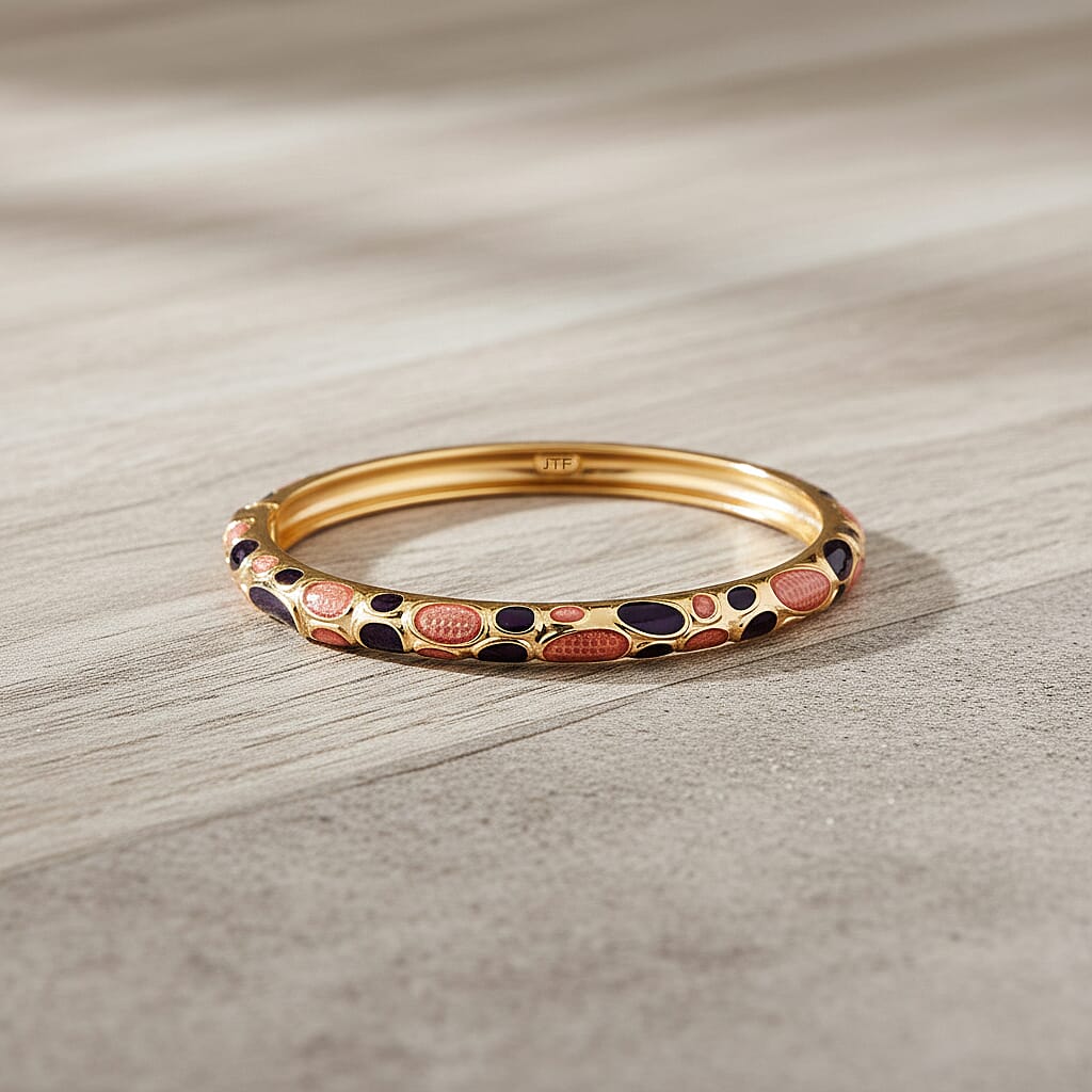 Designer Closeout - Enameled Bangle (Size 7.5) 8273403 2