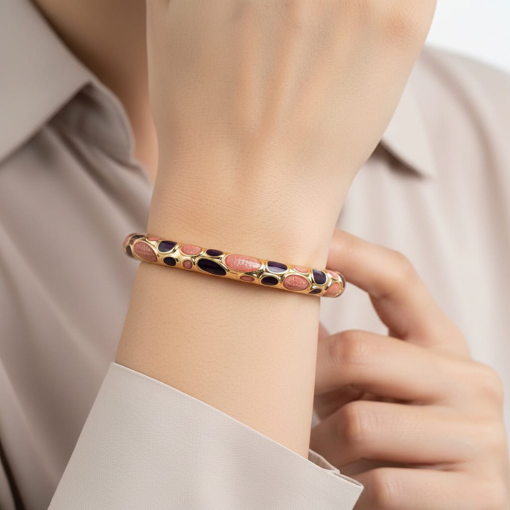 Designer Closeout - Enameled Bangle (Size 7.5) 8273403 3