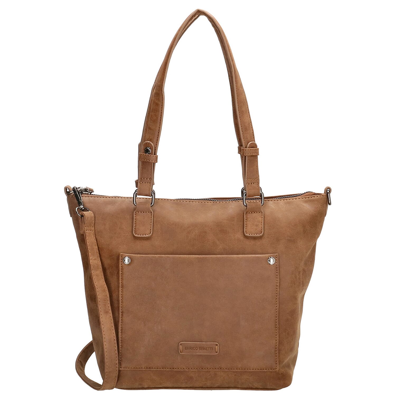 Designer Closeout - Enrico Benetti Shoulder Bag - Camel 7768181 0