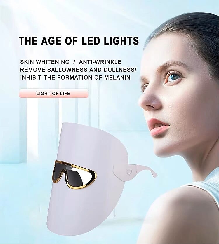 ErthBeauty Hydra Glow Led Therapy Set (Led Light Therapy Mask White With Ha Serum) 8198459 3