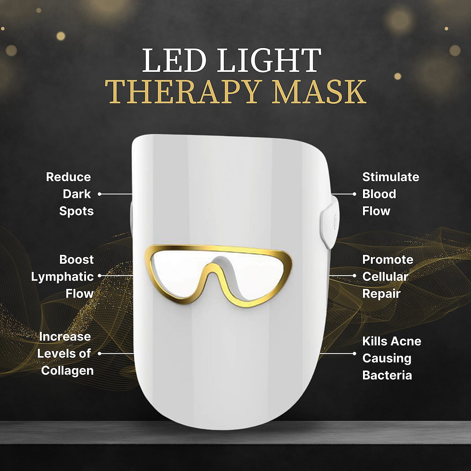 ErthBeauty Hydra Glow Led Therapy Set (Led Light Therapy Mask White With Ha Serum) 8198459 4