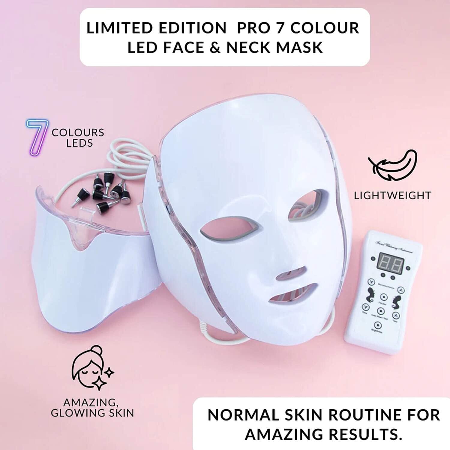 ErthSkin Limited Edition Pro 7 Colour LED Face and Neck Mask 7927777 3