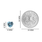 Espirito Santo Aquamarine Heart 6.0mm