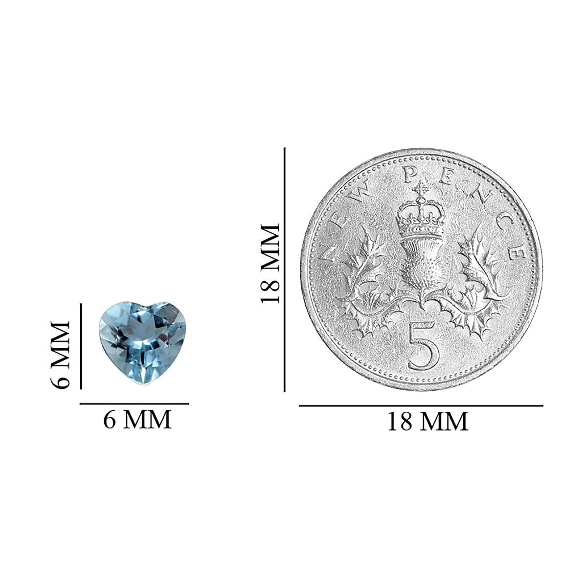 Espirito Santo Aquamarine Heart 6.0mm 6187527 5