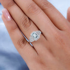 Espirito Santo Aquamarine and Natural Zircon Ring in Platinum Overlay Sterling Silver 1.28 Ct