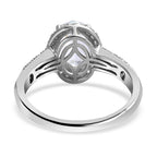 Espirito Santo Aquamarine and Natural Zircon Ring in Platinum Overlay Sterling Silver 2.05 Ct