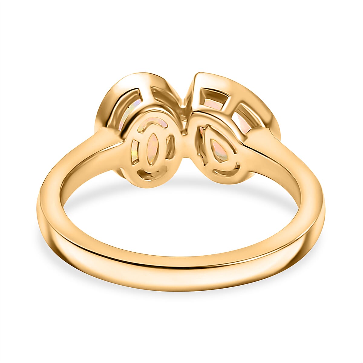 THE TOI ET MOI - Ethiopian Faceted Opal Solitaire Ring in 18K Vermeil Yellow Gold Plated Sterling Silver 0.98 Ct. 8064958 5