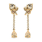 GP Italian Garden Collection - Ethiopian Welo Opal, Natural Zircon & Multi-Tourmaline Dangle Earrings in 18K Vermeil YG Plated Sterling Silver 3.13 Ct