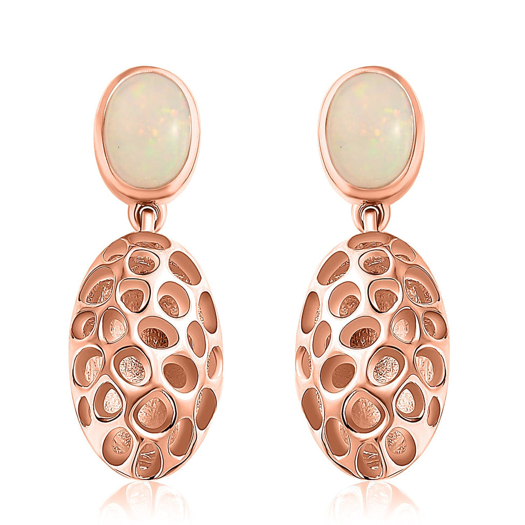 Ethiopian Opal Earring  Sterling Silver 1.25 ct  1.250  Ct.