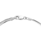 Ethiopian Welo Opal Herringbone Bracelet (Size - 7) in Platinum Overlay Sterling Silver 1.30 Ct