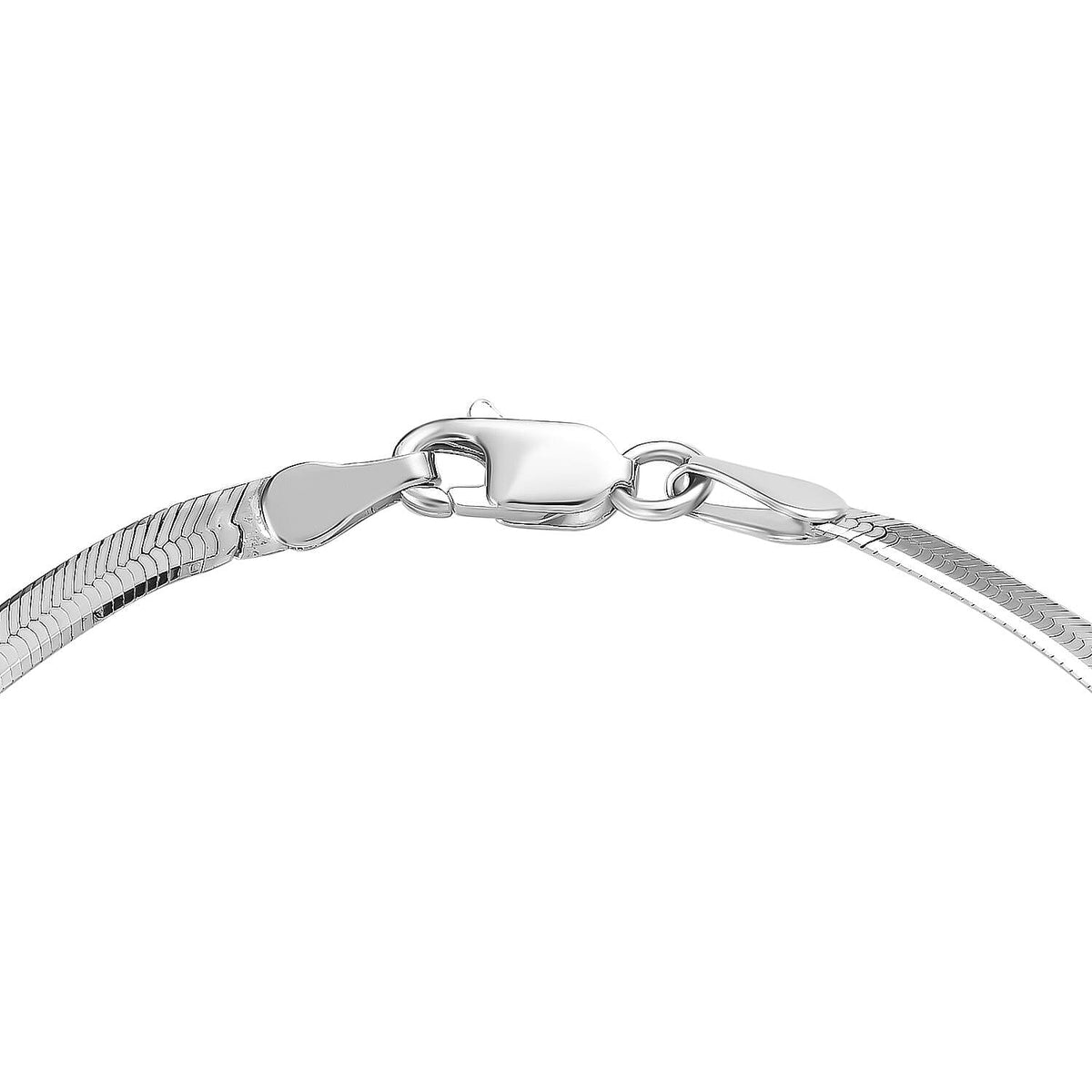 Ethiopian Welo Opal Herringbone Bracelet (Size - 7) in Platinum Overlay Sterling Silver 1.30 Ct 7794089 5