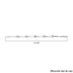 Ethiopian Welo Opal Herringbone Bracelet (Size - 7) in Platinum Overlay Sterling Silver 1.30 Ct