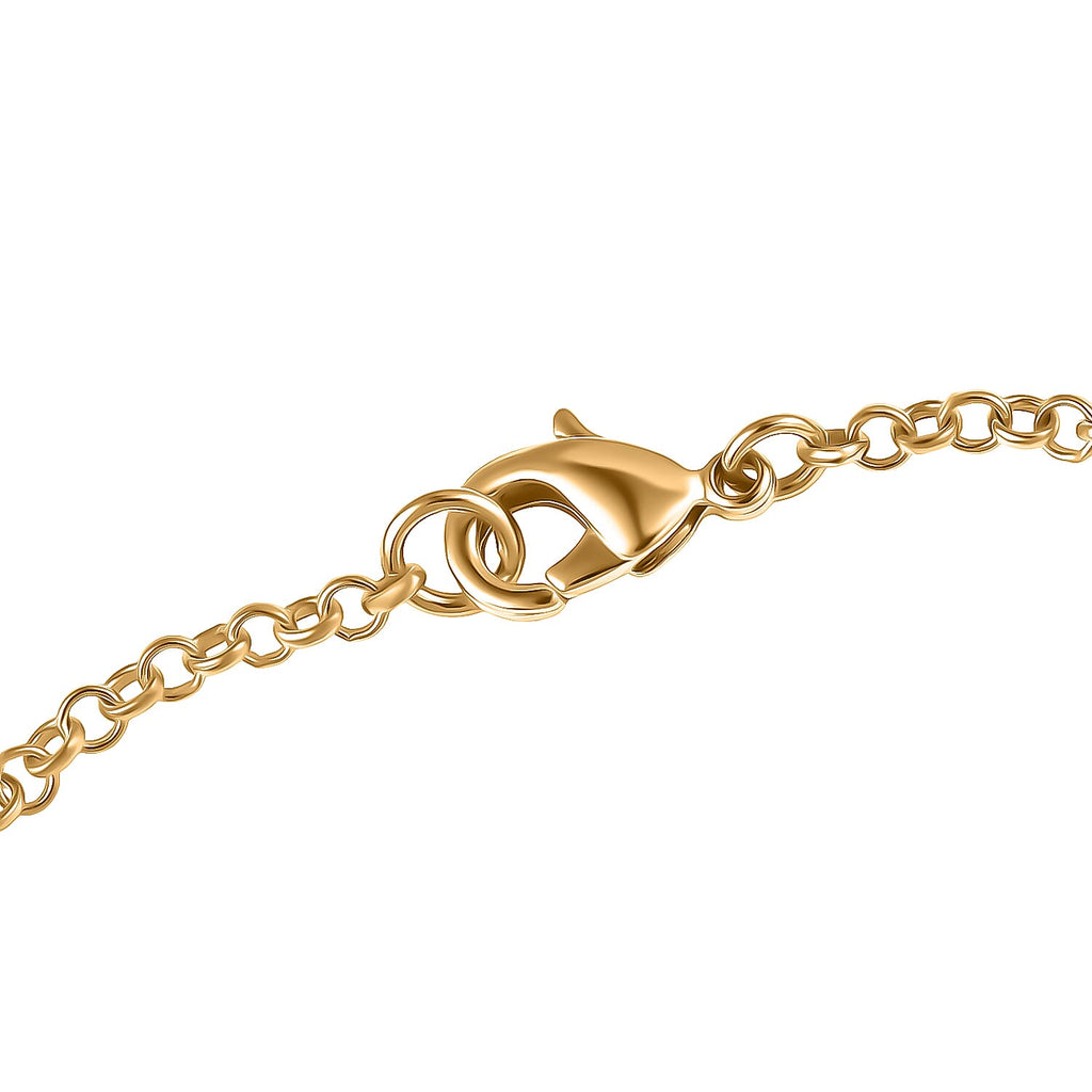 EverTrue Ethiopian Opal Line Bracelet (Size - 7.5) in Yellow Gold Plated 1.22 Ct.
