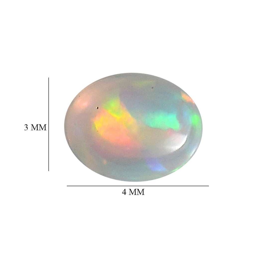 Ethiopian Opal Oval 4x3 mm