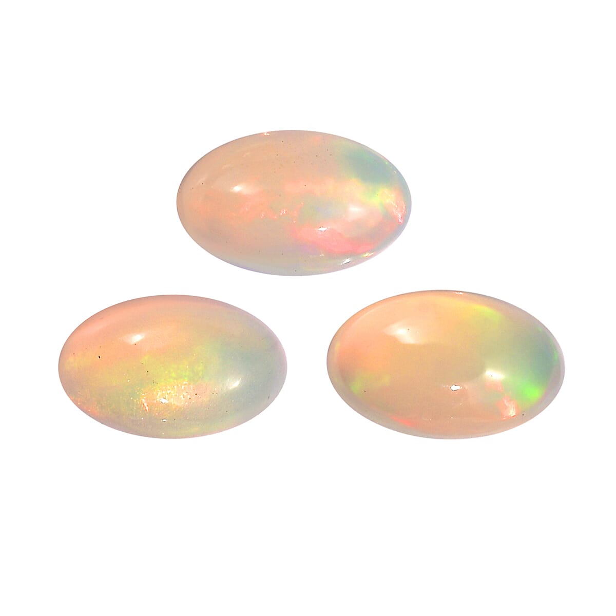 Set of 3 Ethiopian Opal Loose Gemstones in Oval Shape  0.41 Ct. 8062376 0