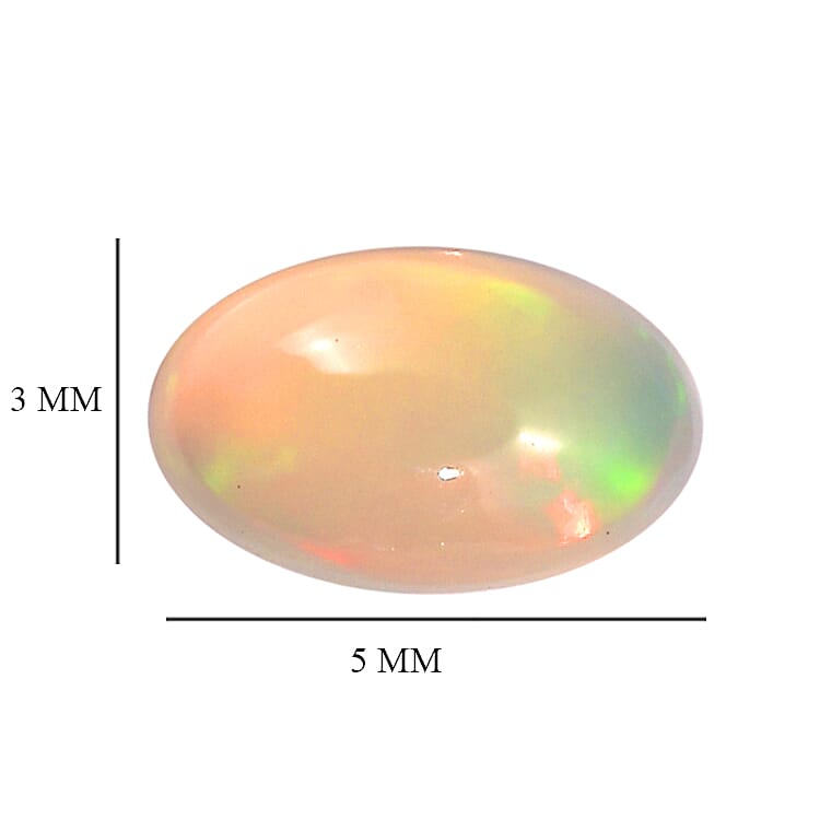 Set of 3 Ethiopian Opal Loose Gemstones in Oval Shape  0.41 Ct. 8062376 4