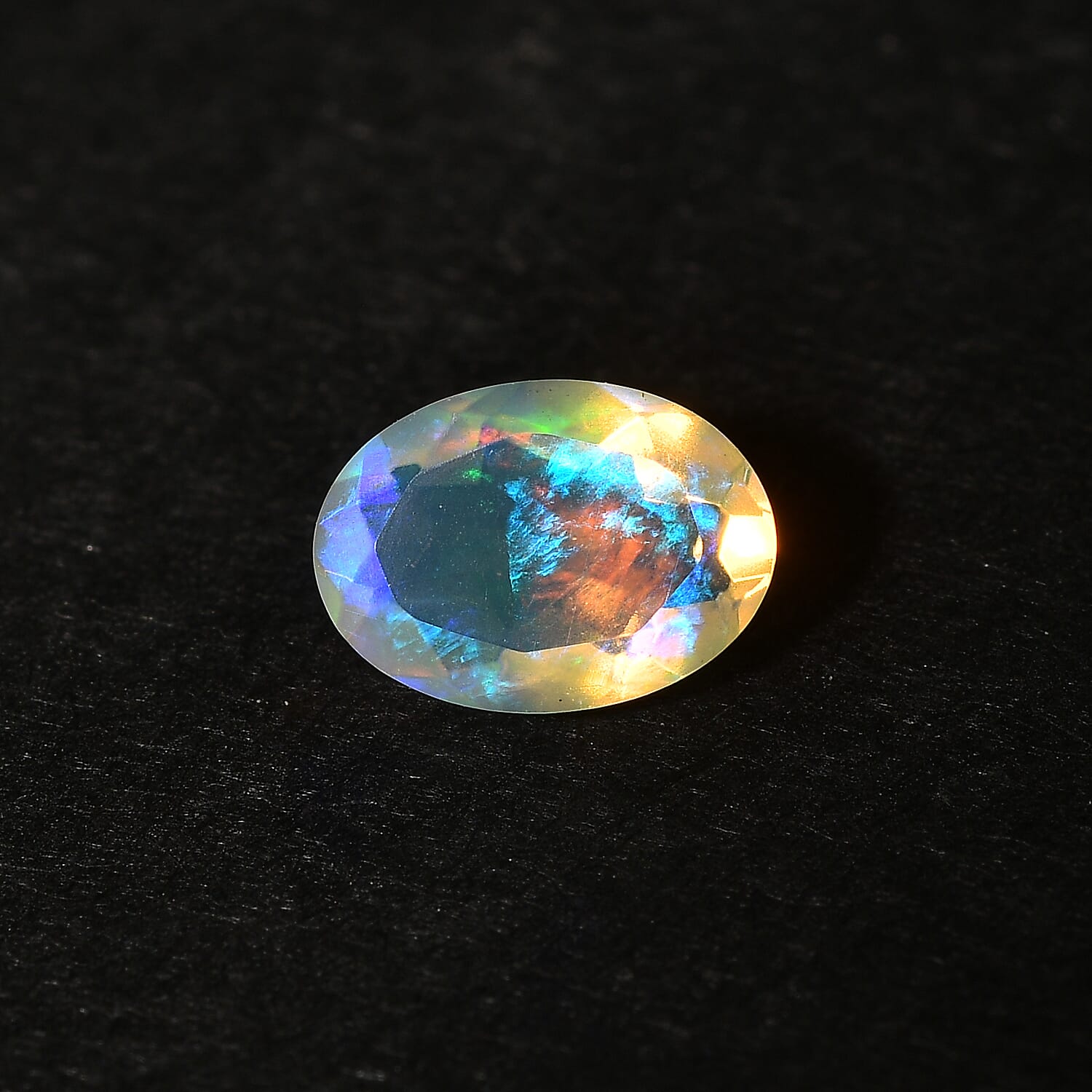 Ethiopian Opal Oval Cut Cut 7X5 mm Gemstone, 0.38 Ct 8507071 1