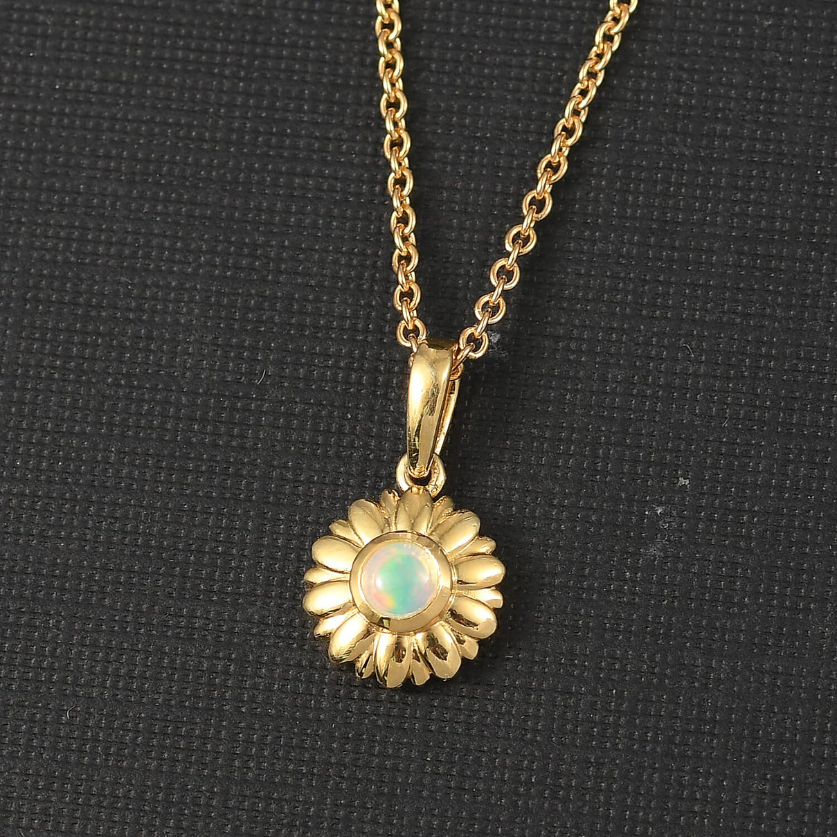 Ethiopian Opal Pendant with Chain (Size 20) 4394613 2