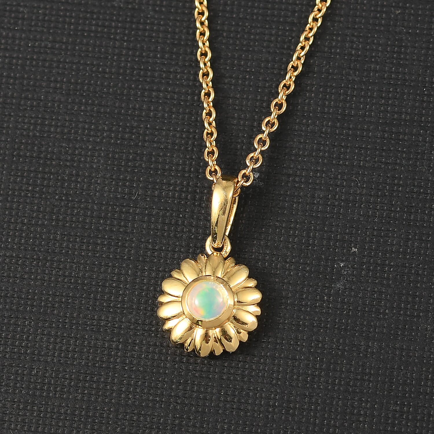 Ethiopian Opal Pendant with Chain (Size 20) 4394613 2