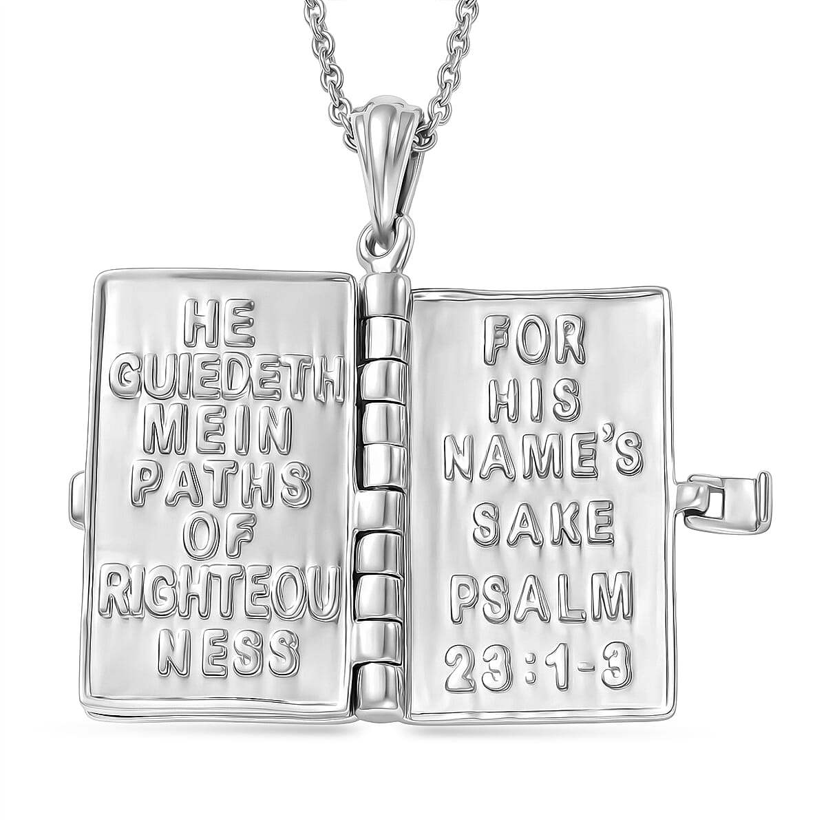 EverTrue Ethiopian Opal Bible Pendant with Chain (Size 20) V32700779 7
