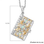EverTrue Ethiopian Opal Bible Pendant with Chain (Size 20)