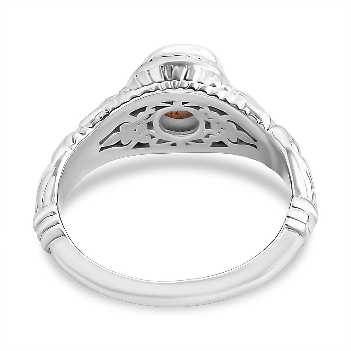 Royal Bali Collection - Ethiopian Opal Solitaire Ring in Sterling Silver 7924364 4
