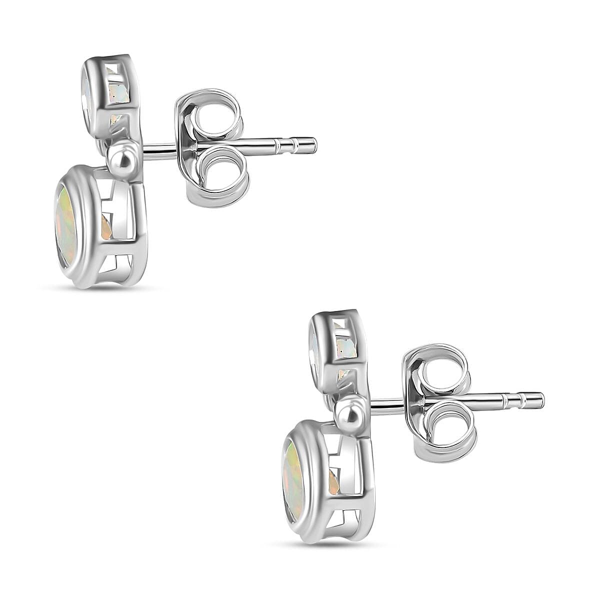 Ethiopian Welo Opal Drop Earrings in Platinum Overlay Sterling Silver 7771701 4