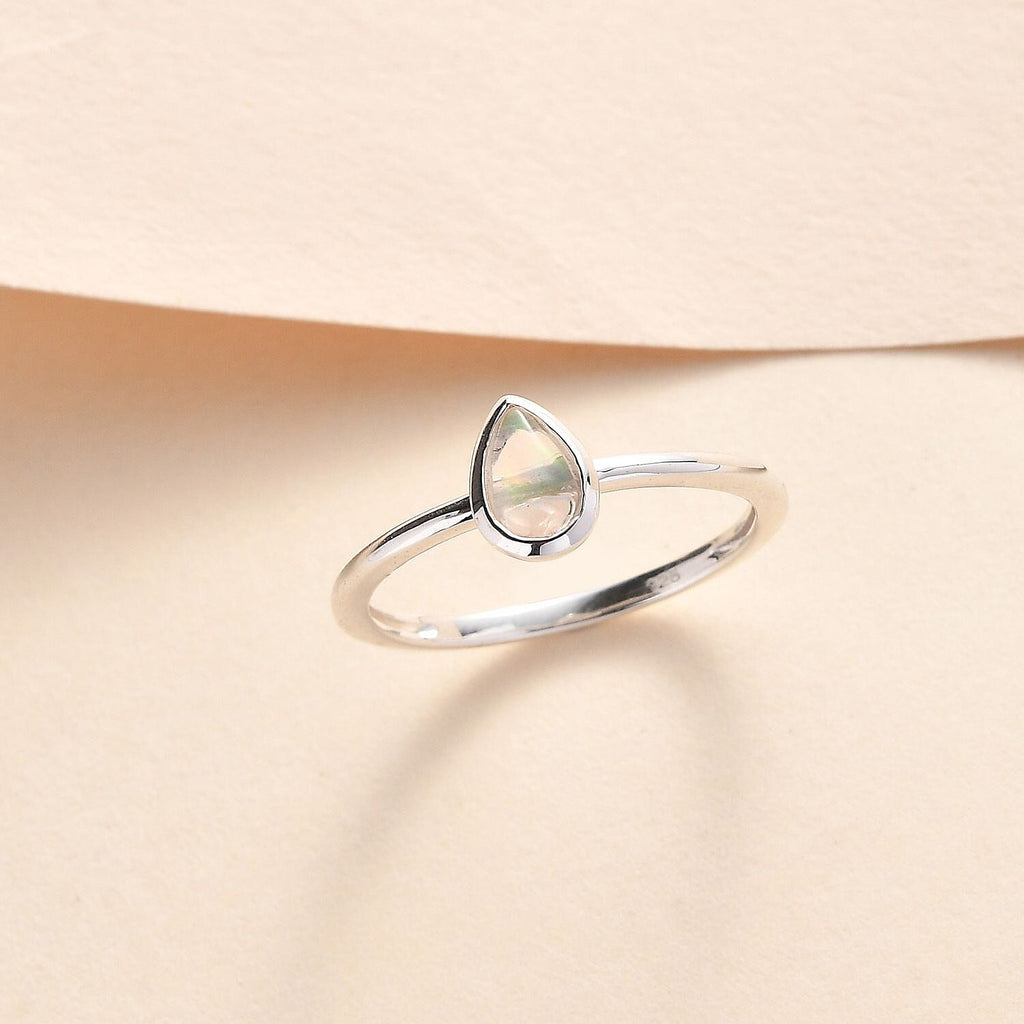 Ethiopian Opal Sterling Silver Ring