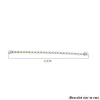 Ethiopian Opal & Natural Zircon Bracelet 1 Row (Size - 8) with GB Lock Box in Rhodium Overlay Sterling Silver 8.01 Ct, Silver Wt. 12.46 Gms