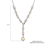 Ethiopian Welo Opal Necklace (Size - 18) in Platinum Overlay Sterling Silver 4.52 Ct