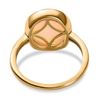 Ethiopian Welo Opal Solitaire Ring in 18K Vermeil Yellow Gold Plated Sterling Silver 2.78 Ct