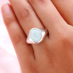 Ethiopian Welo Opal Solitaire Ring in Platinum Overlay Sterling Silver 2.10 Ct