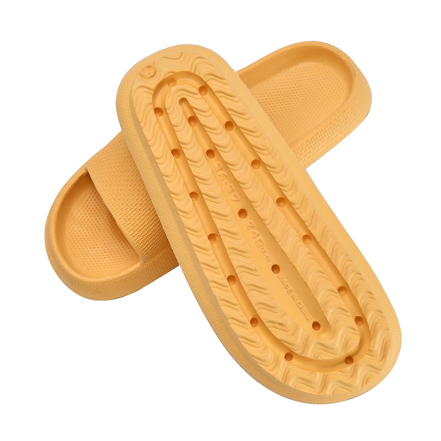 Eva Sliders (Size UK 5-6) - Yellow 7505998 7