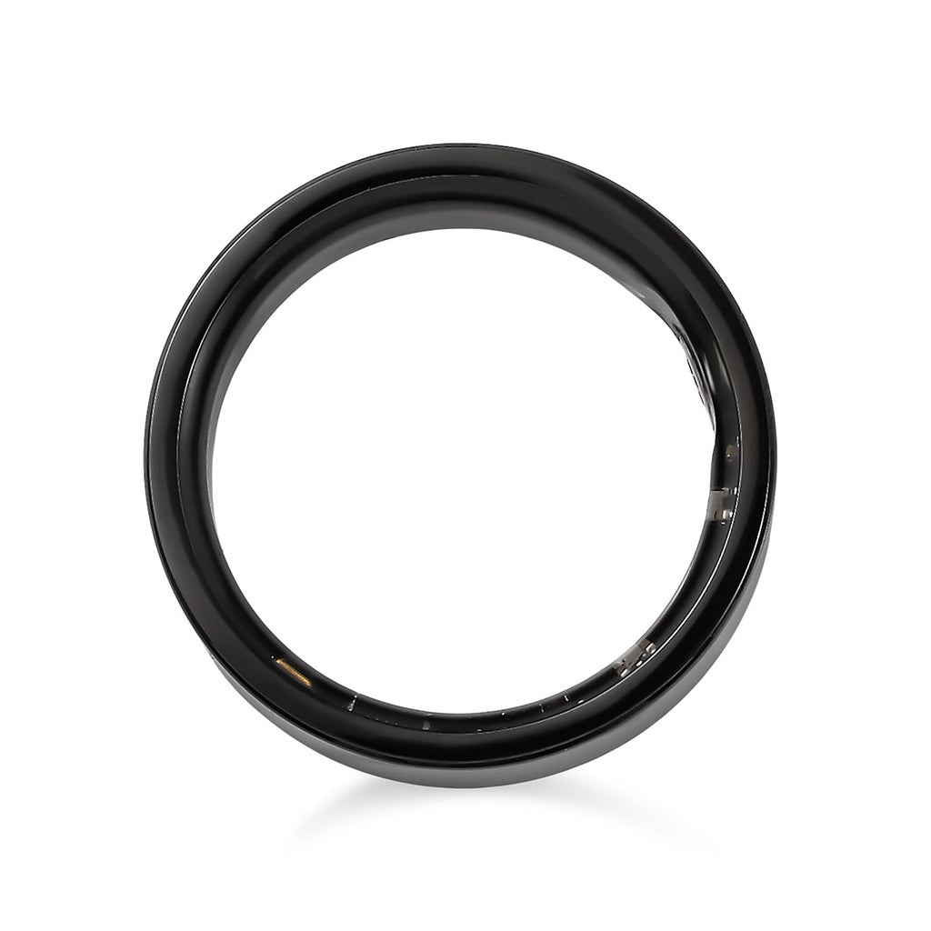 Soul Smart V1 Black Smart Band Ring - Heart Rate, SpO2, Sleep & Fitness Tracker, IP68 Waterproof, Bluetooth 5.1, Magnetic Charging