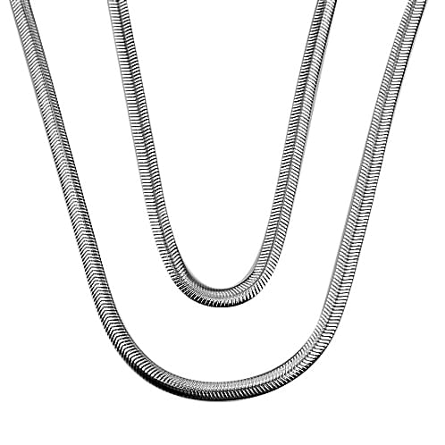 Ever True: 15 Piece Jewellery Gift Set - 6 Necklace, 6 Bracelet, 2 Pairs Earrings, 1 Magnetic Clasp with Extender and Velvet Pouch in 18K White Gold IP Plated 4071921 12
