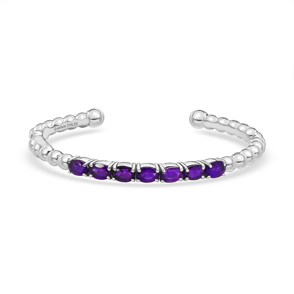 AAA African Amethyst Full Bangle (Size 7.5 - 8.5) 5.13 Ct. 8180052 0
