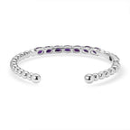AAA African Amethyst Full Bangle (Size 7.5 - 8.5) 5.13 Ct.