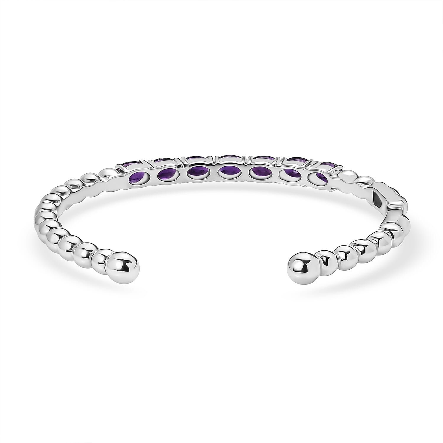 AAA African Amethyst Full Bangle (Size 7.5 - 8.5) 5.13 Ct. 8180052 5