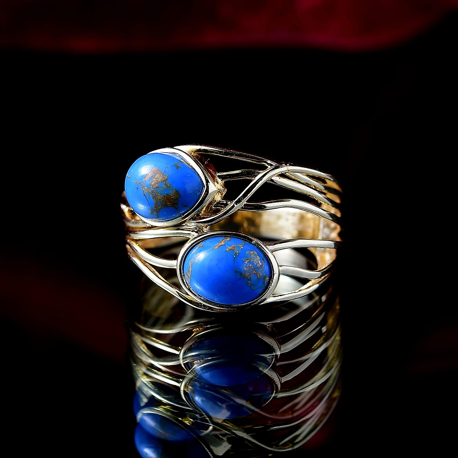 Tucson Find - Blue Turquoise Solitaire Ring 2.15 Ct. 8189642 1