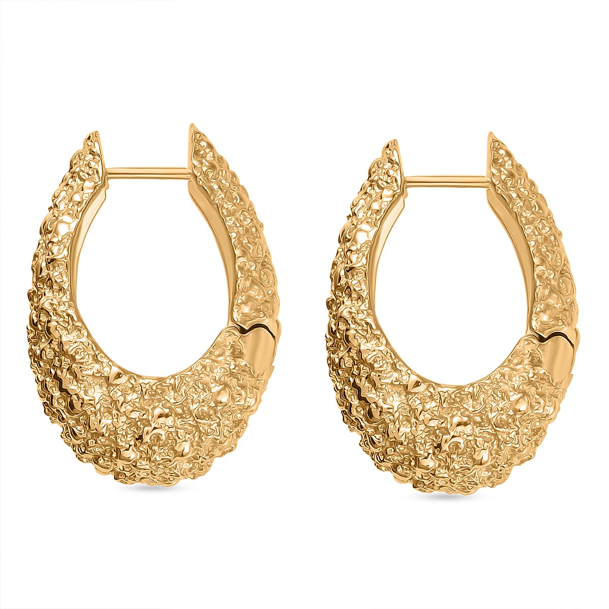 Designer Inspired Close Out Deal - Hoop Earrings in Yellow Gold Plated 8216008 4