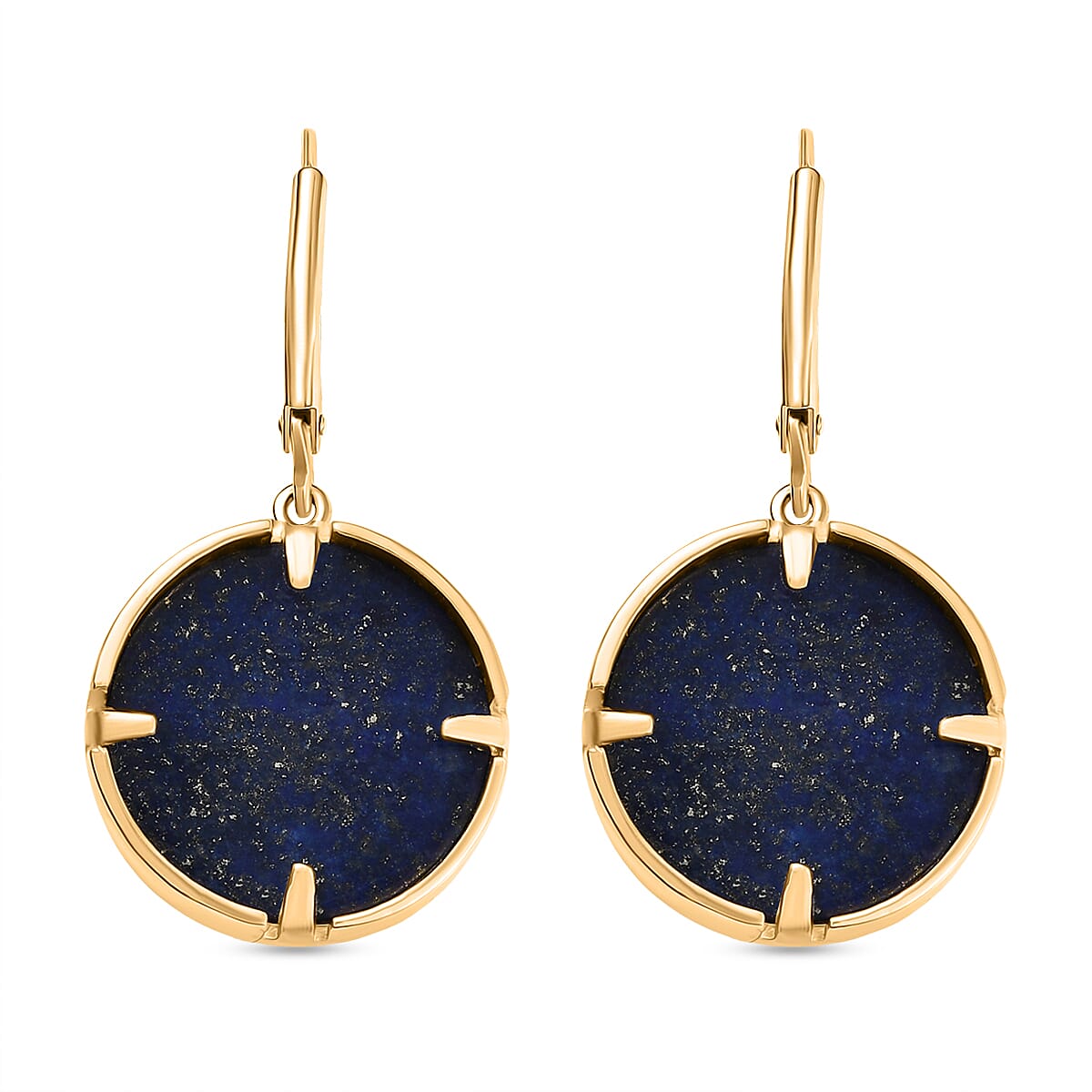 Natural Lapis Lazuli Earring with Lever Back 25.49 Ct. 8212570 5