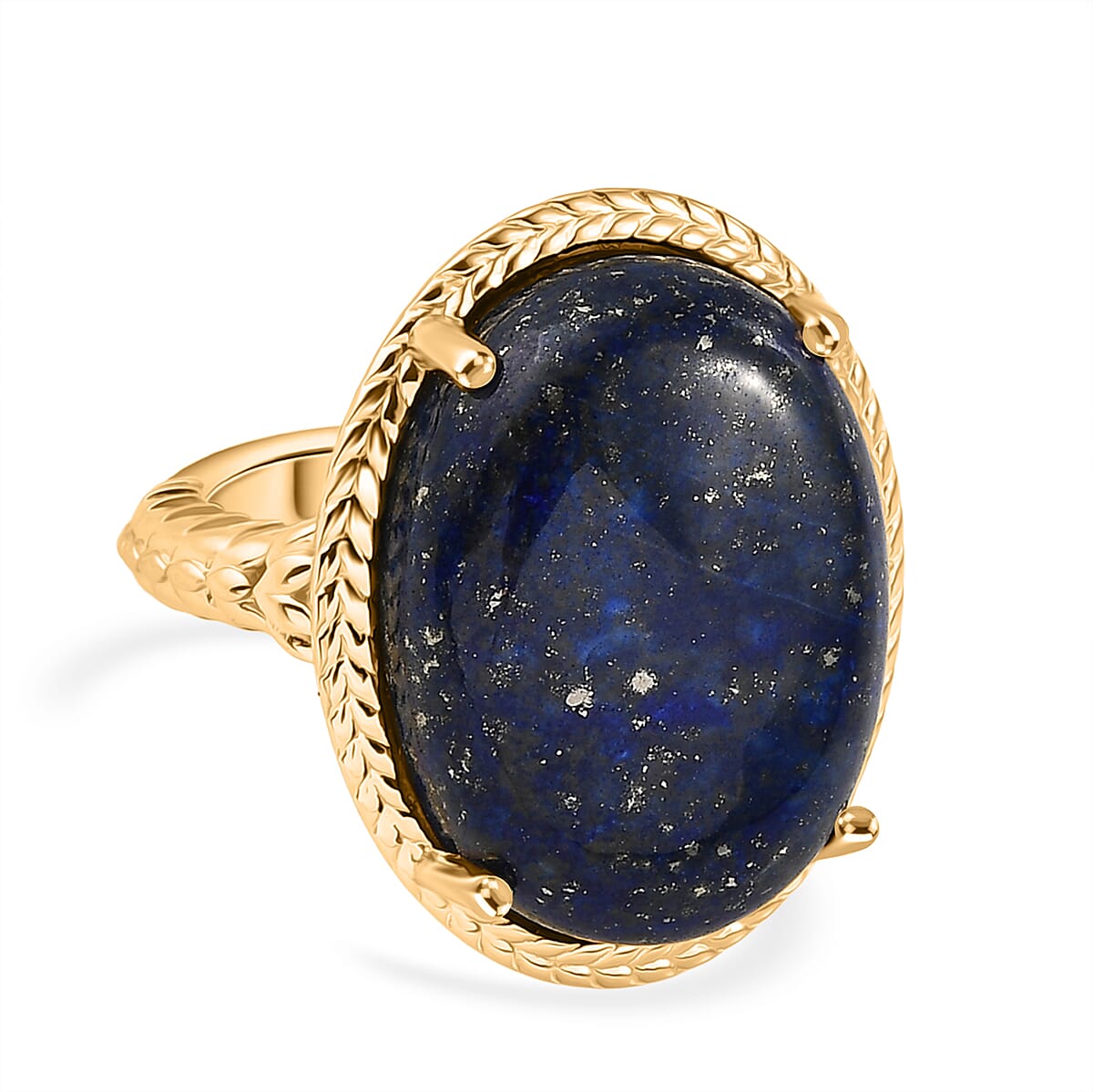 Natural Lapis Lazuli Solitaire Ring 16.99 Ct. 8202343 0