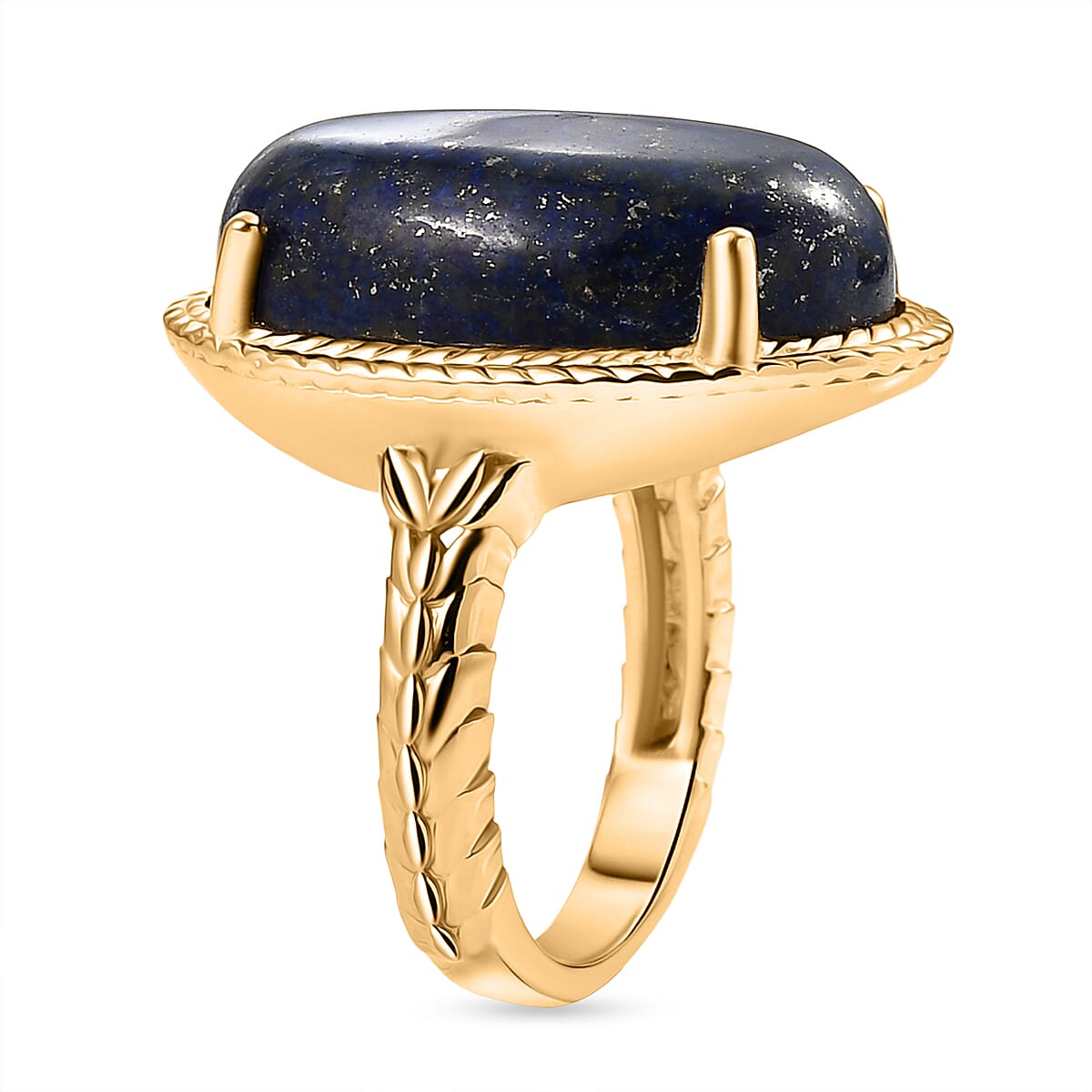 Natural Lapis Lazuli Solitaire Ring 16.99 Ct. 8202343 3