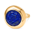 Natural Lapis Lazuli Solitaire Ring 7.62 Ct.
