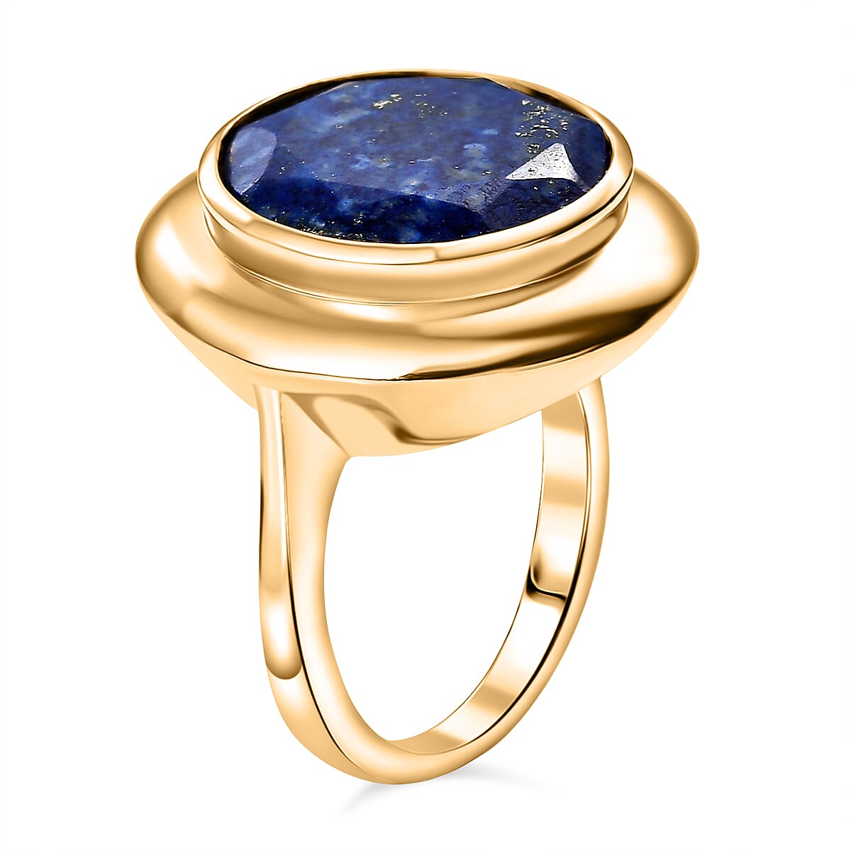 Natural Lapis Lazuli Solitaire Ring 7.62 Ct. 8202375 4